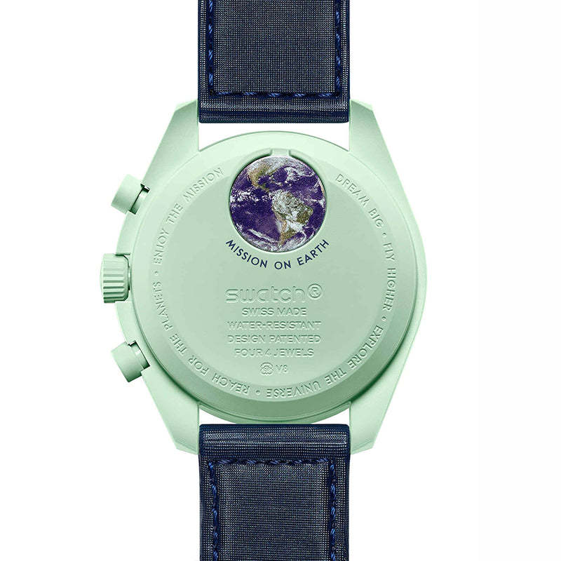スウォッチ「Swatch」ムーンウォッチ コレクション バイオセラミック クロノグラフ ウォッチ40MM