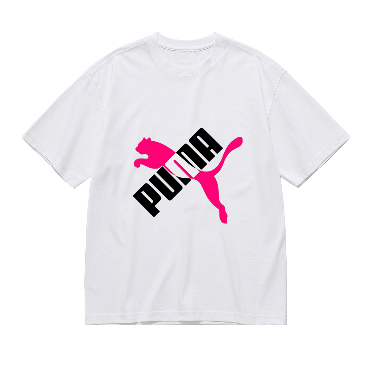 Pink Puma Logoプーマ ロゴTシャツ / ショートスリーブ クルーネック