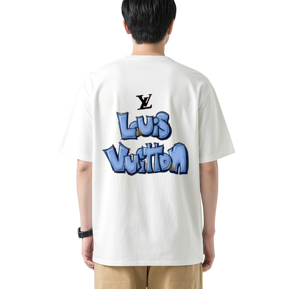 Louis Vuitton Graffitiルイ・ヴィトン ロゴTシャツ / ショートスリーブ クルーネック