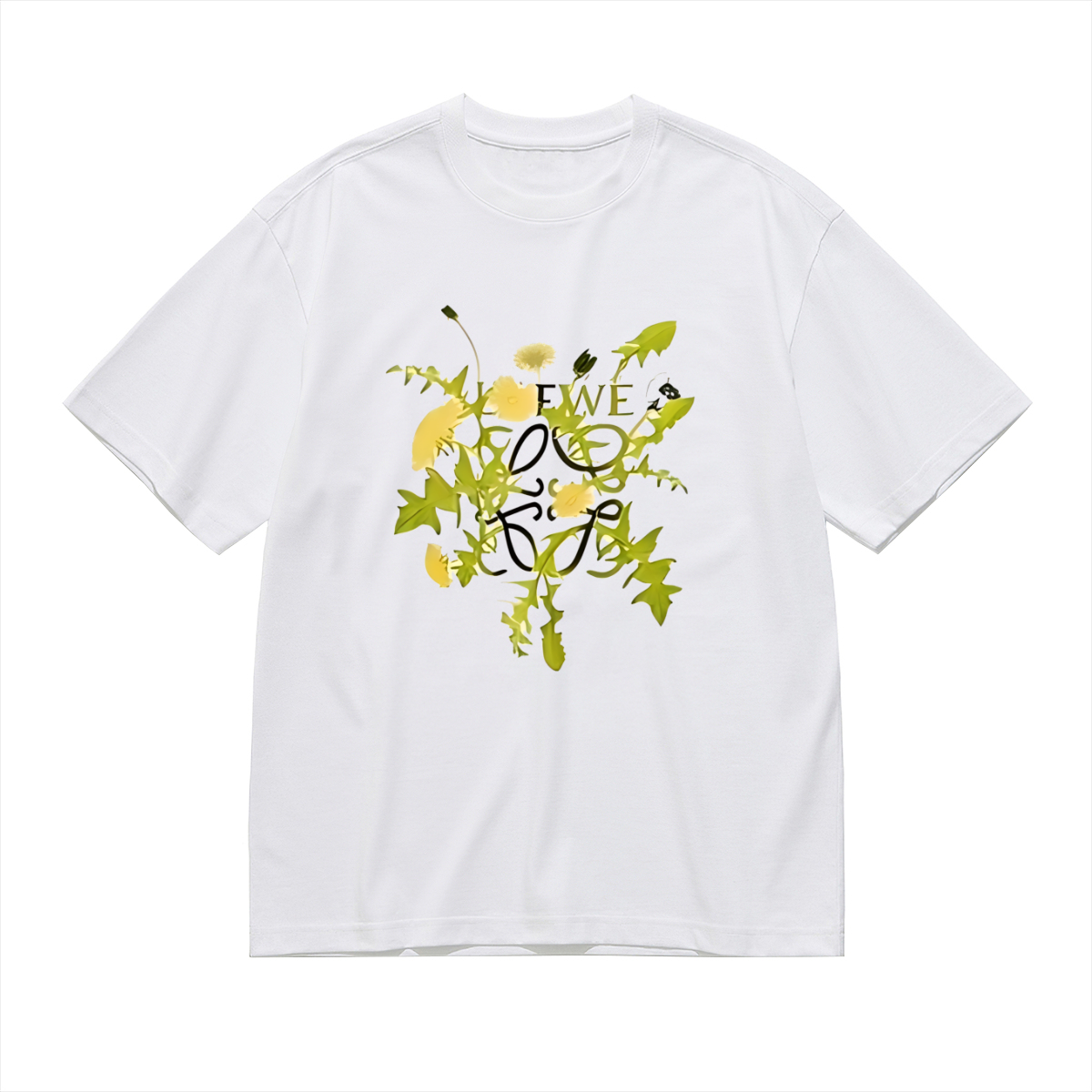 ロエベ「Loewe」フローラル プリント クルーネックTシャツ