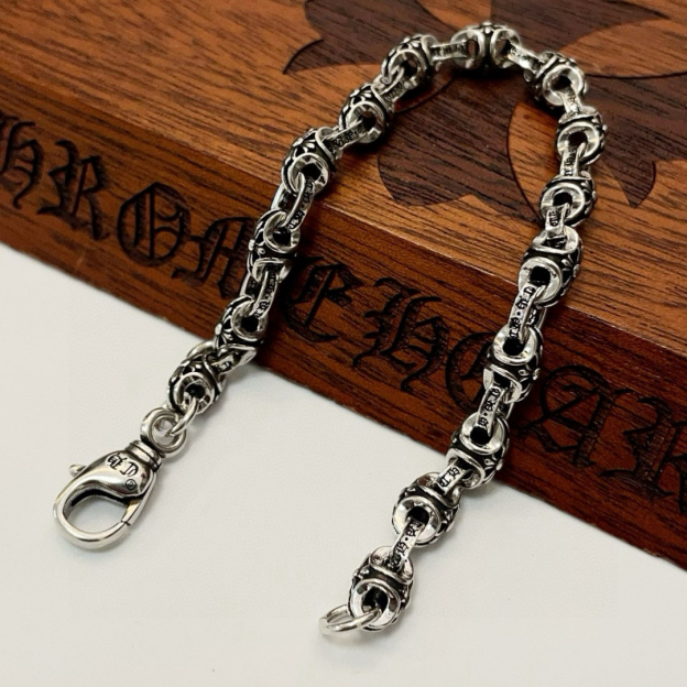 クロムハーツ「Chrome Hearts」ブレスレット - ヴィンテージ＆ロックテイスト ペア用
