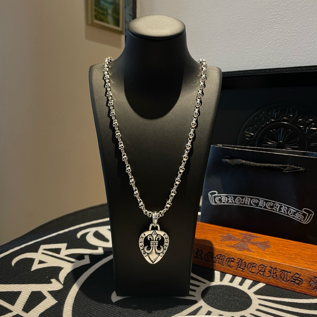 クロムハーツ「Chrome Hearts」シンプルペンダントネックレス - ユニセックス