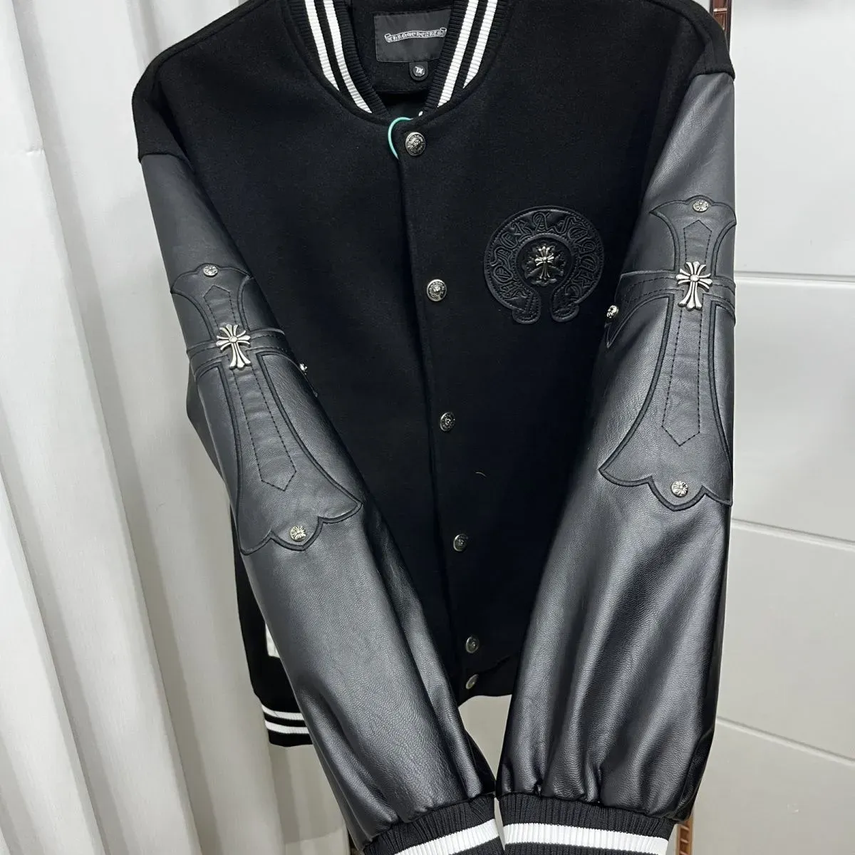 クロムハーツ「Chrome Hearts」ヴィンテージエンブロイダリー ベースボール ジャケット