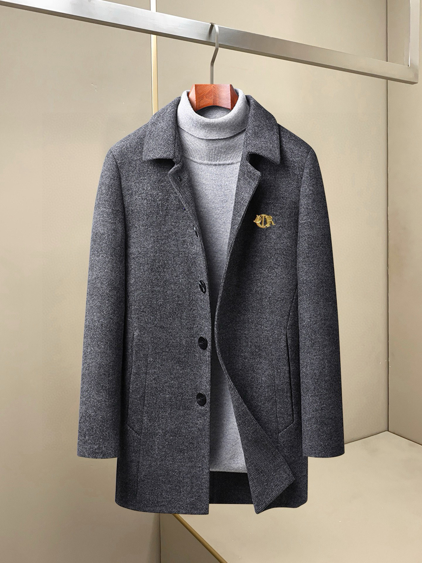 ディオール「Dior」オータムウィンター メンズロングコート