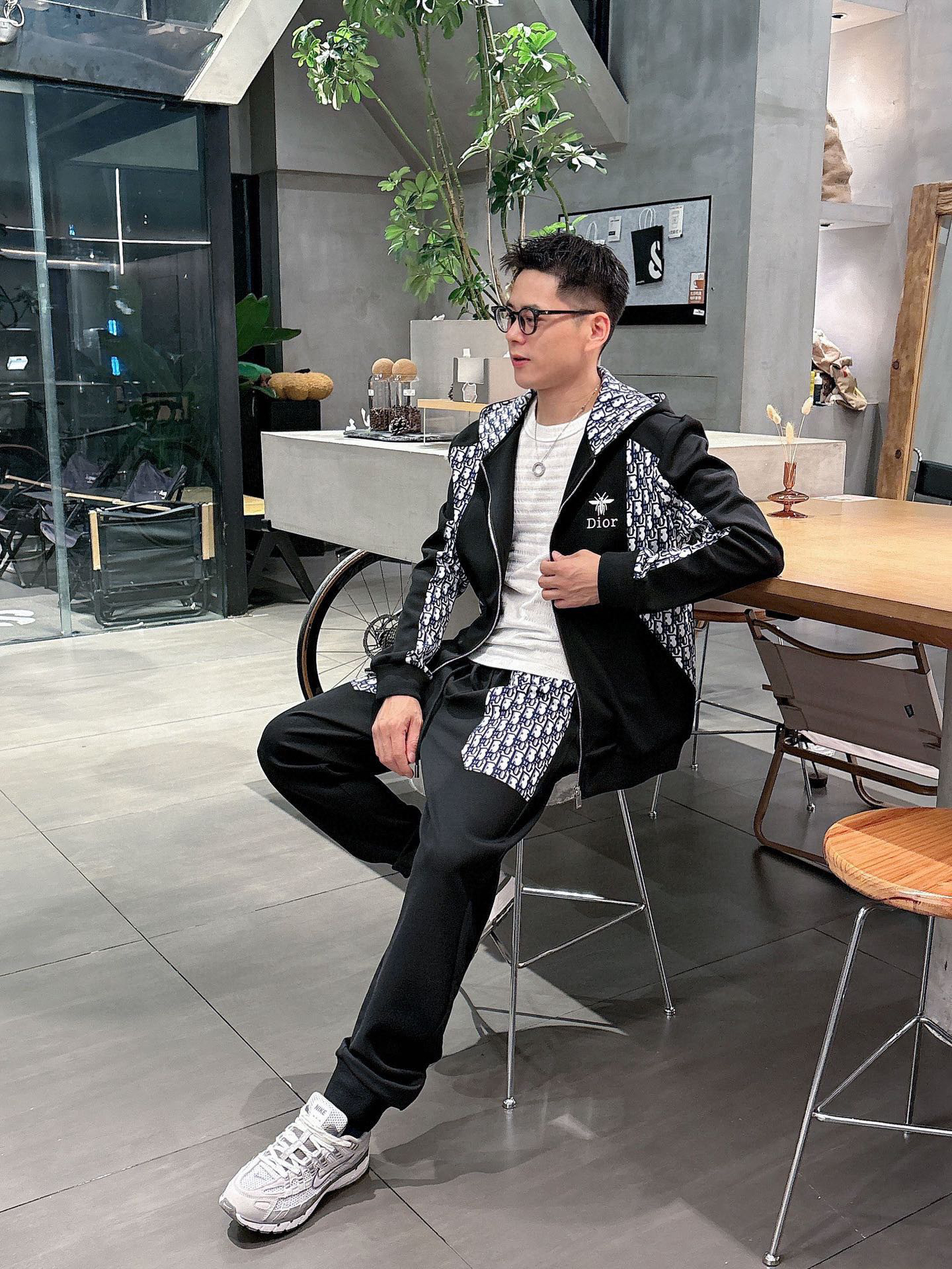 ディオール「Dior」秋冬 メンズ カジュアルスポーツセット