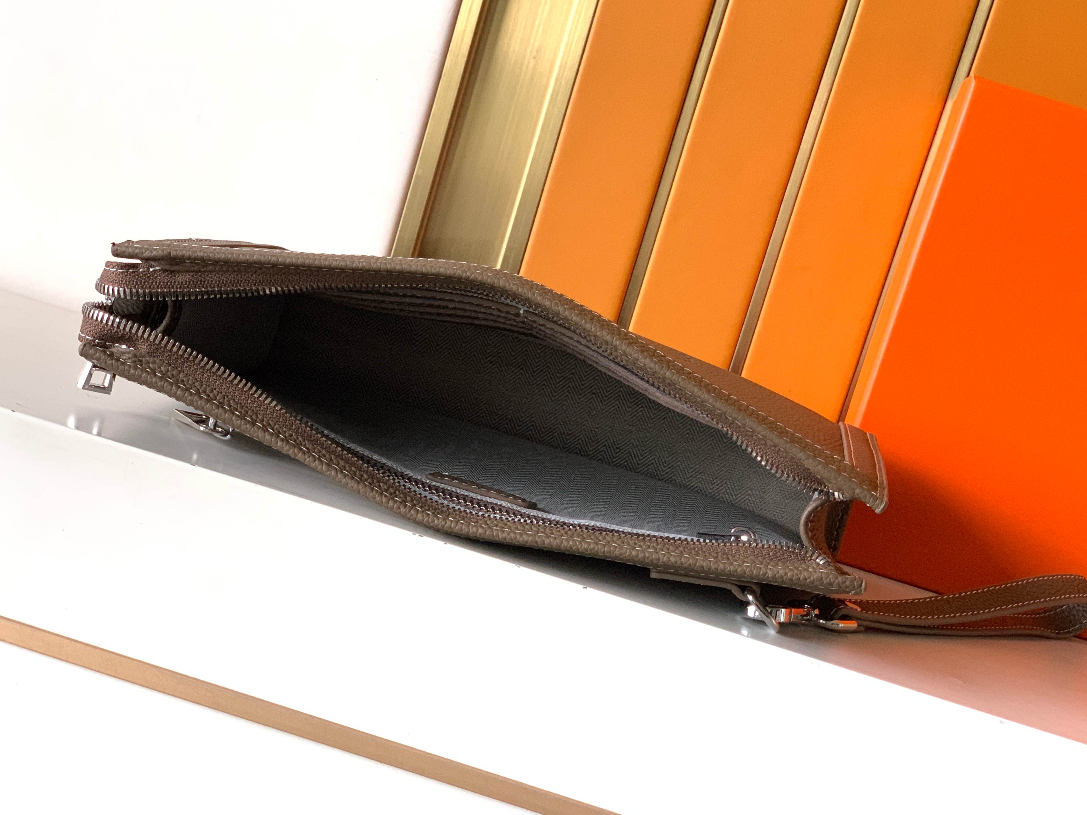 エルメス「Hermès」エルメス レザーハンドバッグ / クラッチバッグ