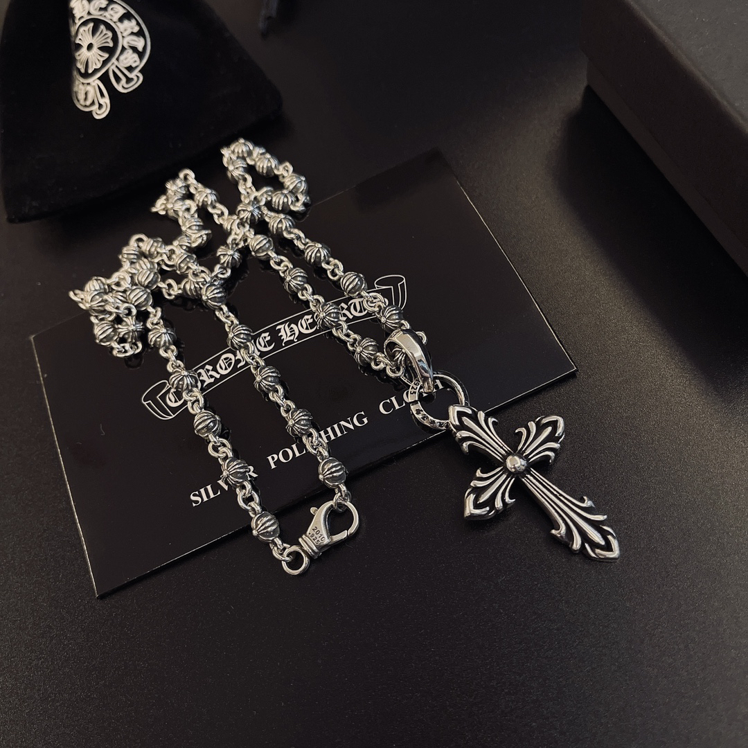 クロムハーツ「Chrome Hearts」シンプルペンダントネックレス - ユニセックス