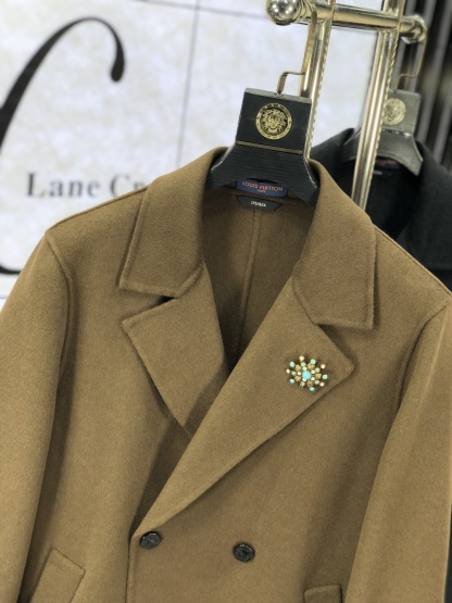 ルイ・ヴィトン「Louis Vuitton」メンズ カシミア オーバーコート