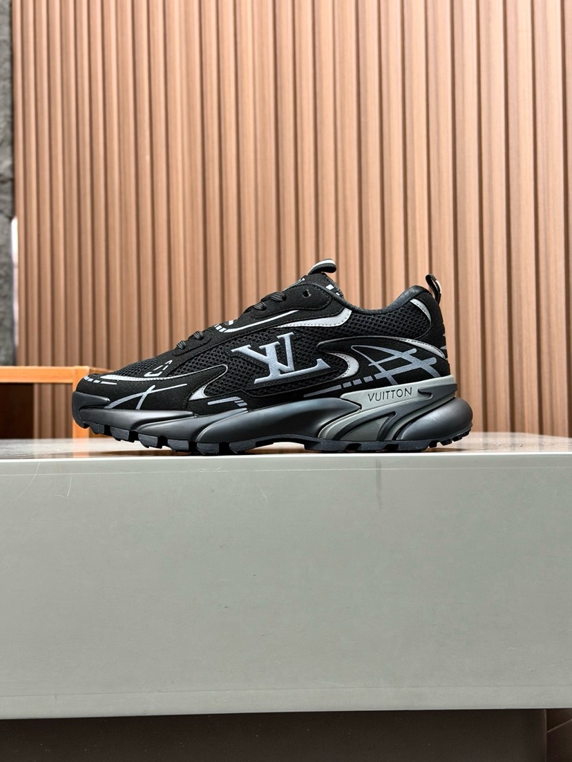 ルイ・ヴィトン「Louis Vuitton」ルイ・ヴィトン ラン 2.0 スニーカー / レザーメッシュスニーカー