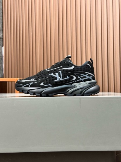 ルイ・ヴィトン「Louis Vuitton」ルイ・ヴィトン ラン 2.0 スニーカー / レザーメッシュスニーカー