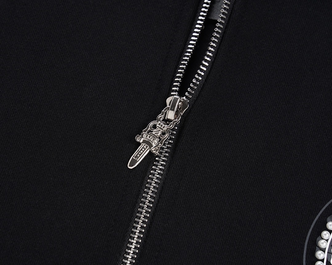 クロムハーツ「Chrome Hearts」秋冬ロングスリーブ ジップアップフーディ - ユニセックス