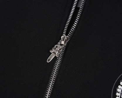 クロムハーツ「Chrome Hearts」秋冬ロングスリーブ ジップアップフーディ - ユニセックス