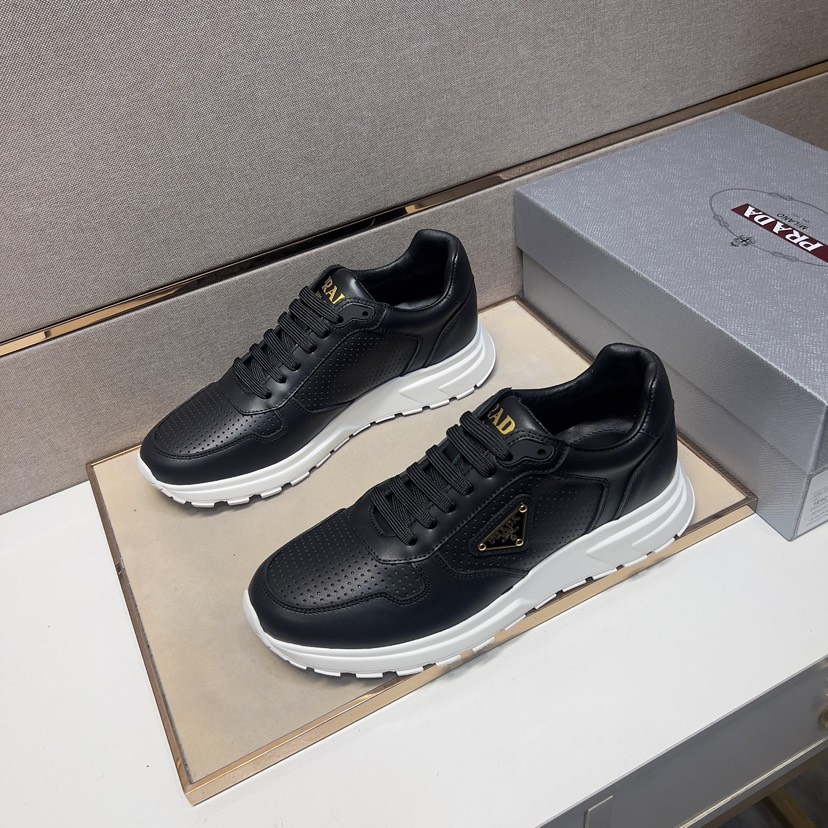 プラダ「Prada」プラダ プレミアムスニーカー (2026年春夏モデル) / レザースニーカー