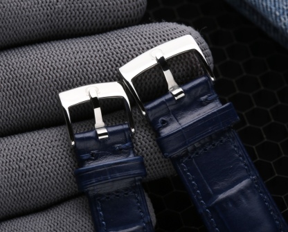 オメガ「Omega」デビル プレステージ カップルウォッチ メンズ39.5MM＆レディース32.7MM スチール＆レザーストラップ