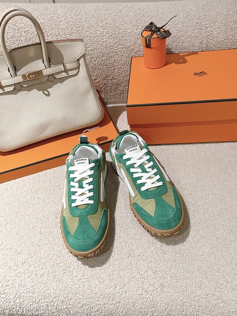 エルメス「Hermès」エルメス ガニーシューズ / レザースニーカー