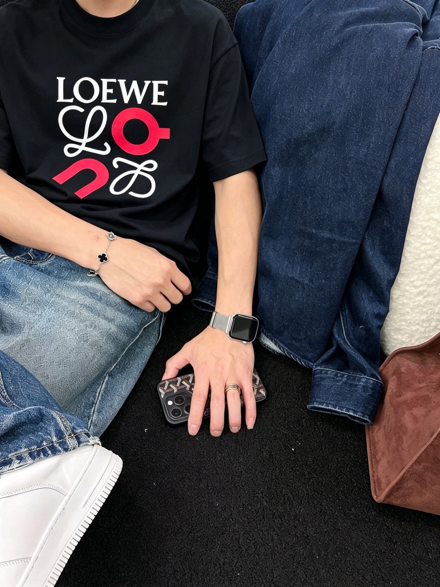 ロエベ「Loewe」ロエベ ロゴプリントTシャツ / ショートスリーブ クルーネック