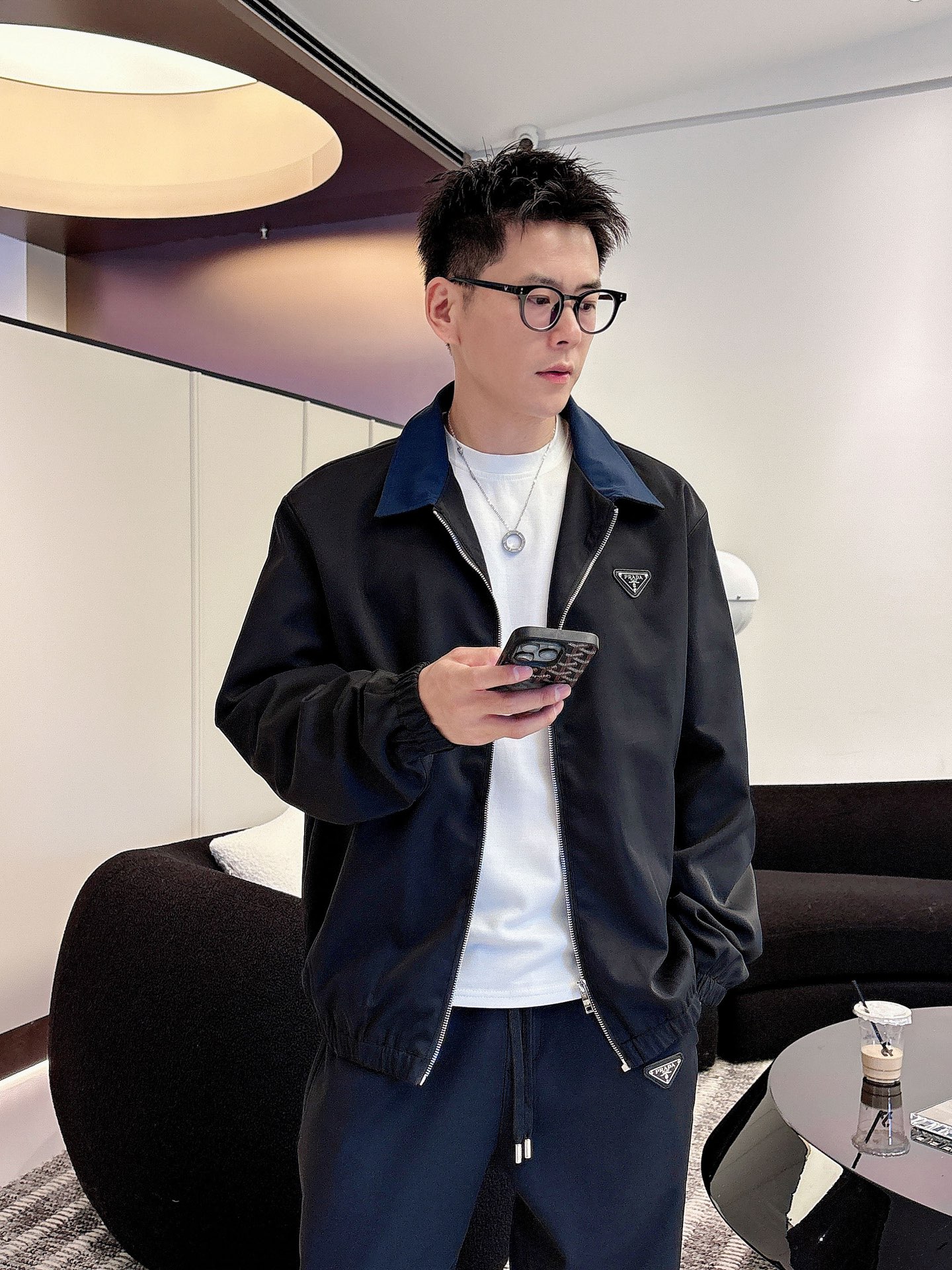 プラダ「Prada」秋冬 メンズ  カジュアルスポーツセット