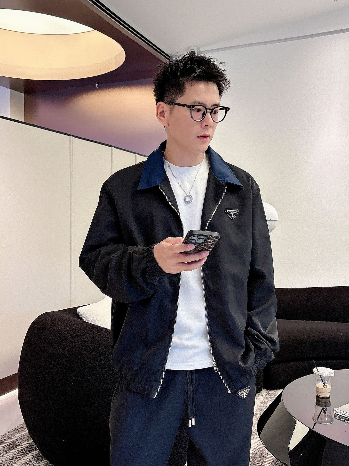 プラダ「Prada」秋冬 メンズ  カジュアルスポーツセット