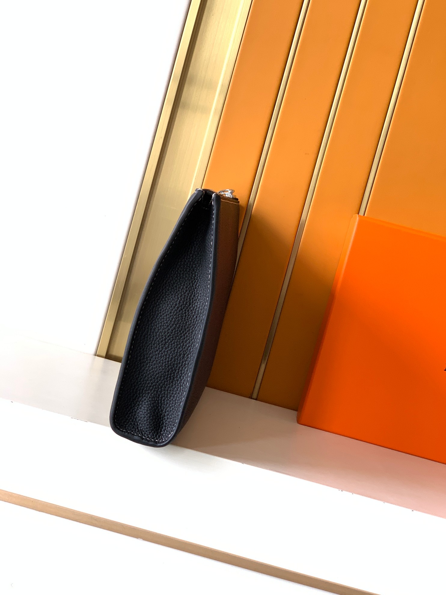 エルメス「Hermès」エルメス レザーハンドバッグ / クラッチバッグ 
