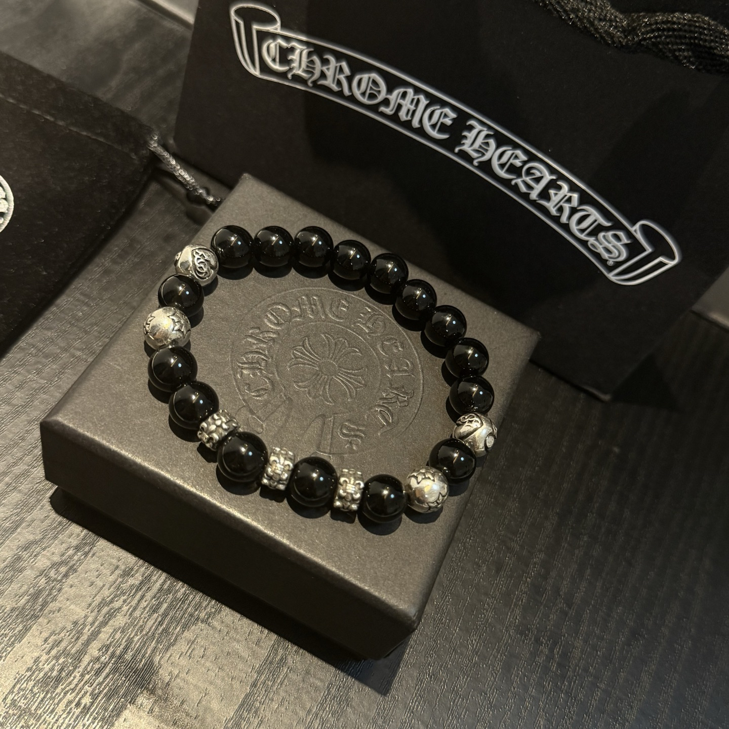 クロムハーツ「Chrome Hearts」ブレスレット - ヴィンテージ＆ロックテイスト ペア用