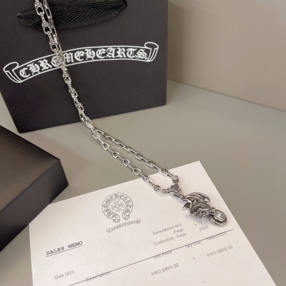 クロムハーツ「Chrome Hearts」シンプルペンダントネックレス - ユニセックス