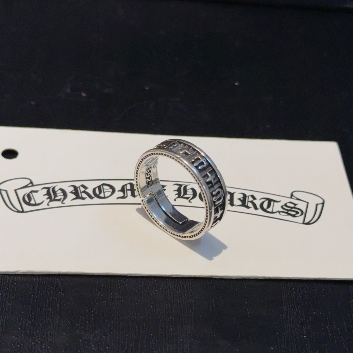 クロムハーツ「Chrome Hearts」クラシックヴィンテージ＆モダンリング - フリーサイズ