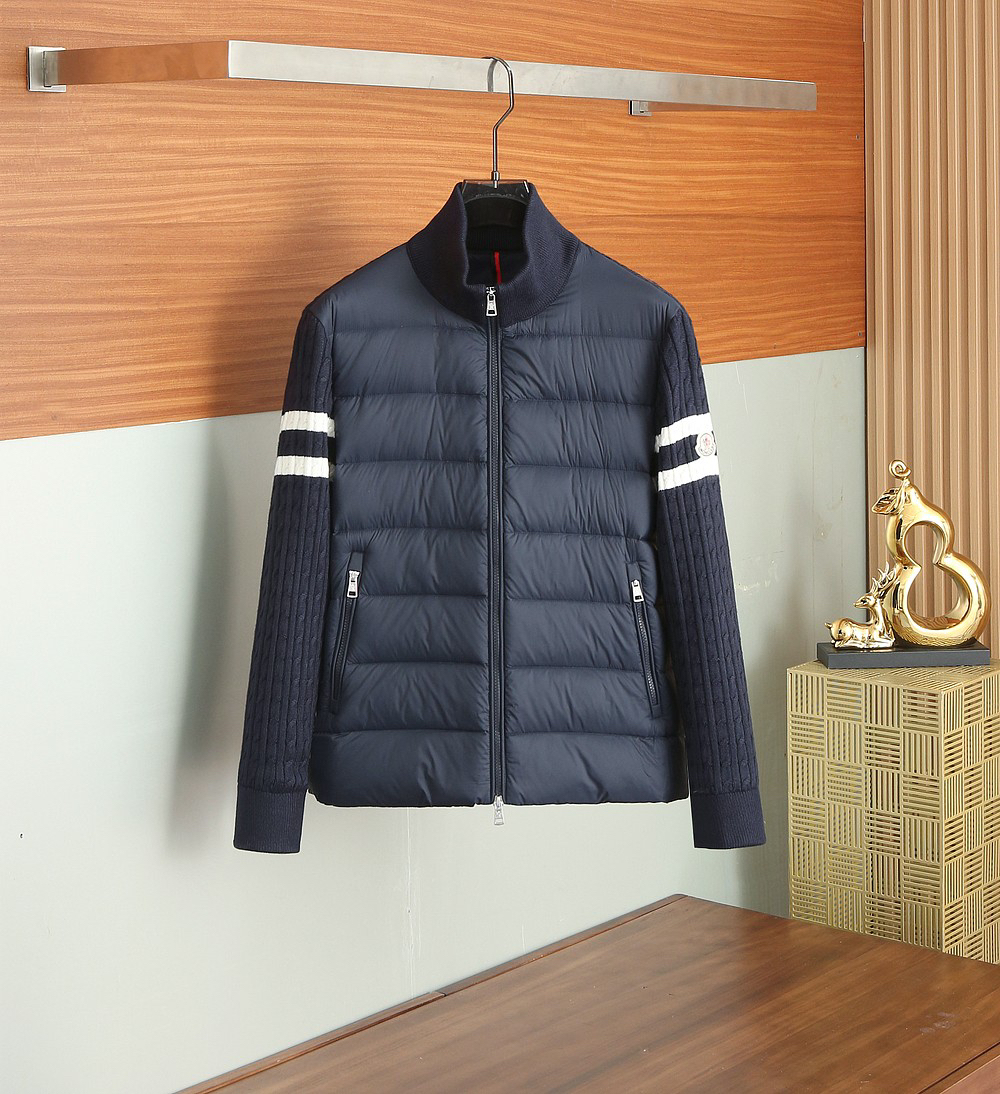 モンクレール「Moncler」秋冬 ニット調ダウンジャケット
