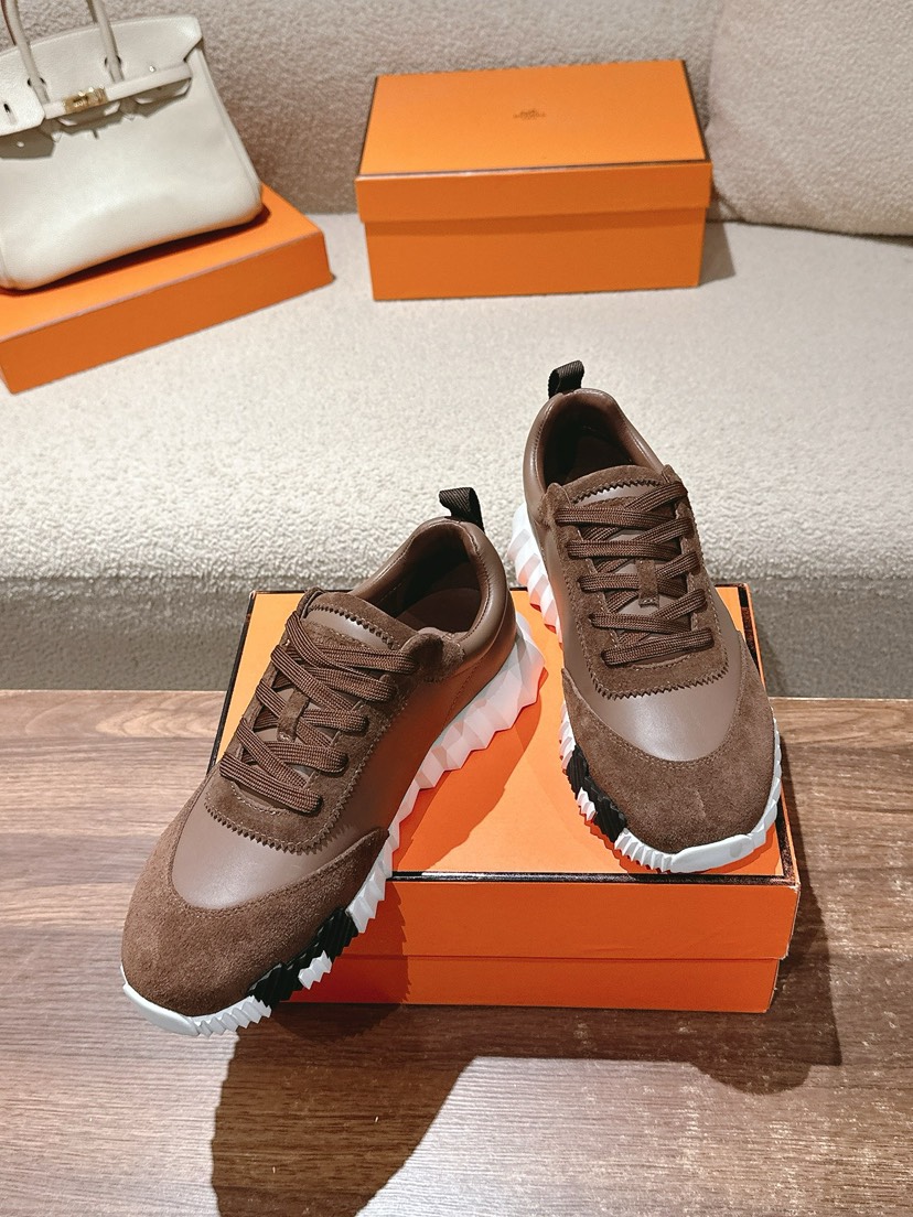 ルイ・ヴィトン「Louis Vuitton」エルメス バウンシング スニーカー (2024年春夏モデル) / レザースニーカー