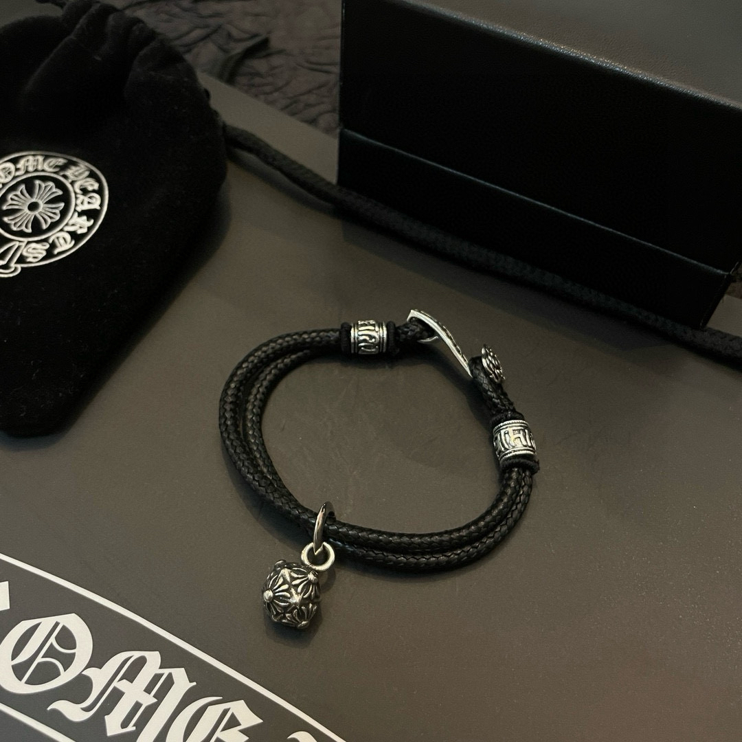 クロムハーツ「Chrome Hearts」ブレスレット - ヴィンテージ＆ロックテイスト ペア用