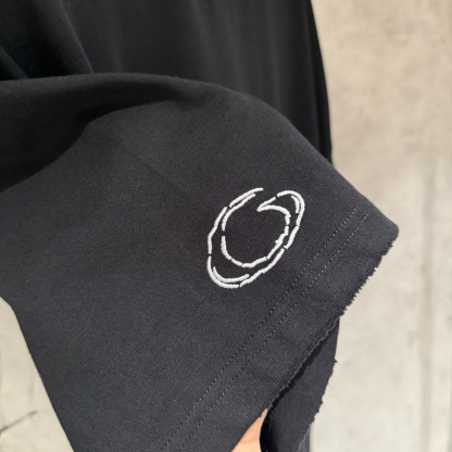 バレンシアガ 夏向け Tシャツ 刺繍 ユニセックス