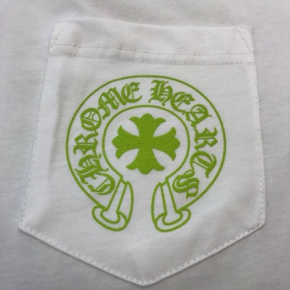 クロムハーツ「Chrome Hearts」カラーレザー クロス エンブロイダリーTシャツ
