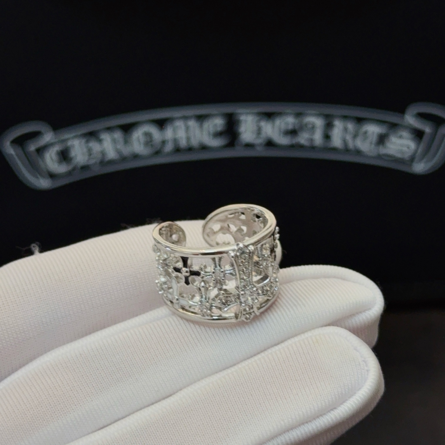 クロムハーツ「Chrome Hearts」クラシックヴィンテージ＆モダンリング - サイズ調整可能