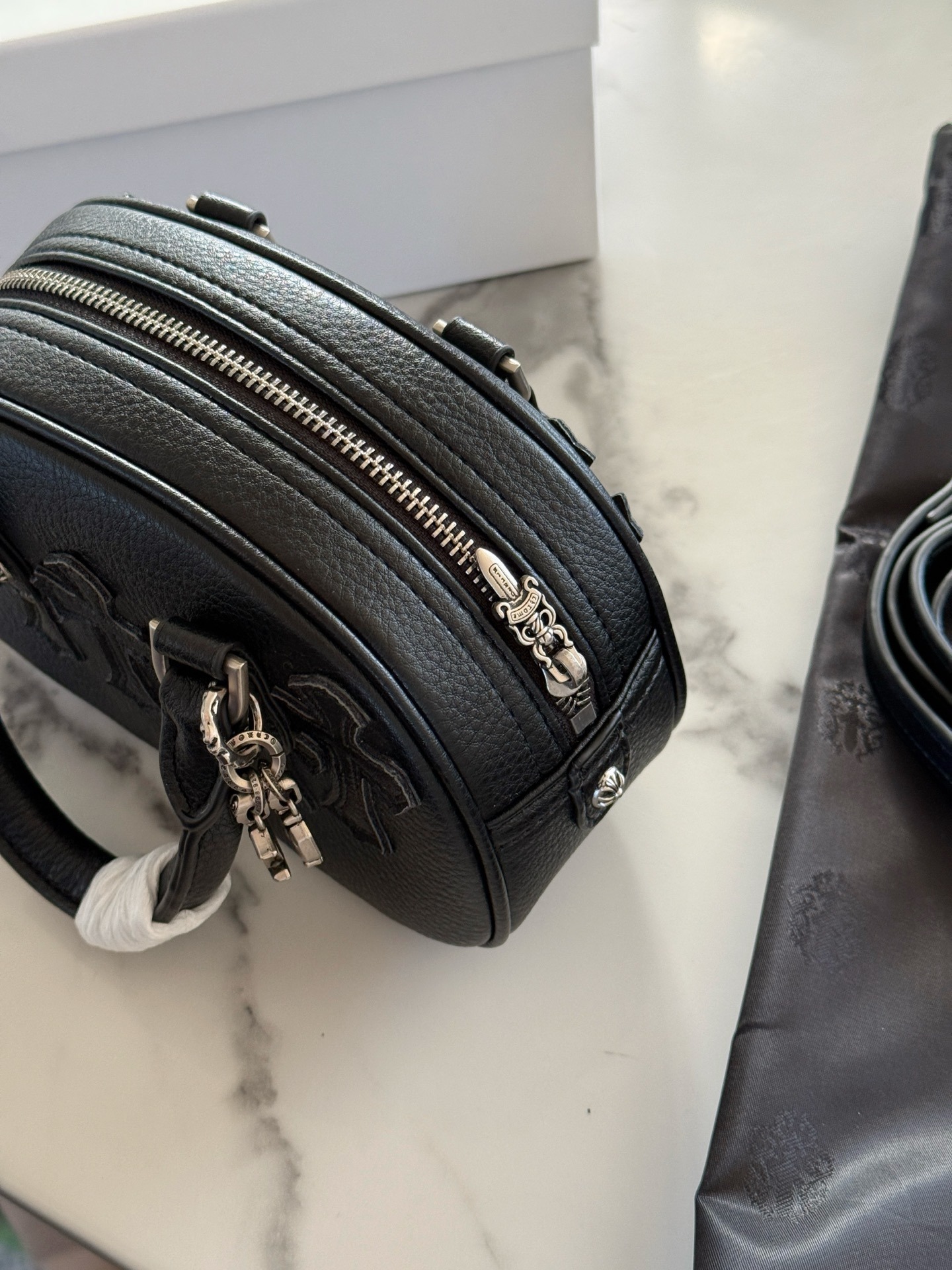 クロムハーツ「Chrome Hearts」クラシック ボウリング ミニバッグ