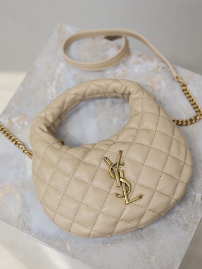 2026サンローラン「Saint Laurent ICARINO ミニ キルティングナッパレザー ホーボーバッグ