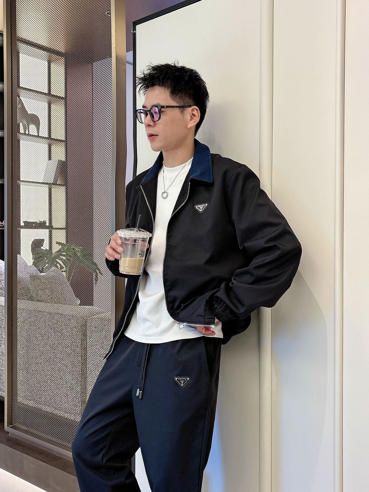 プラダ「Prada」秋冬 メンズ  カジュアルスポーツセット