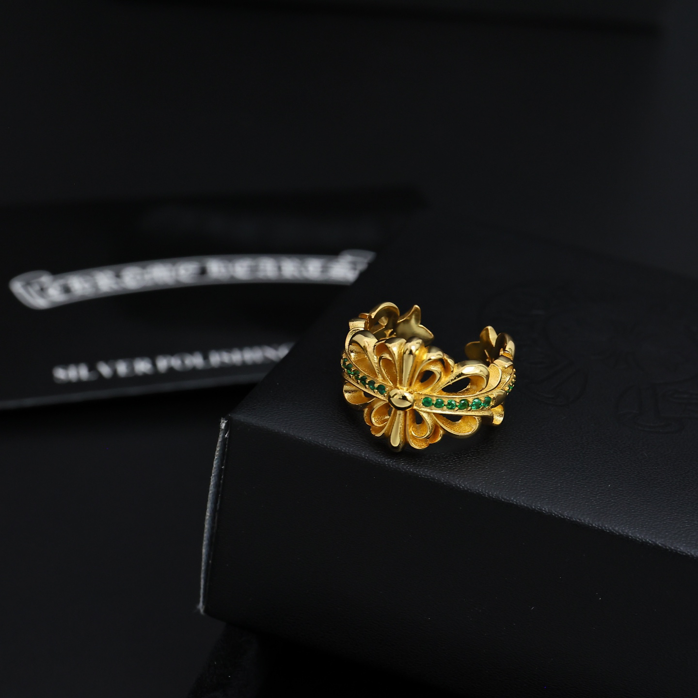 クロムハーツ「Chrome Hearts」クラシックヴィンテージ＆モダンリング - サイズ調整可能