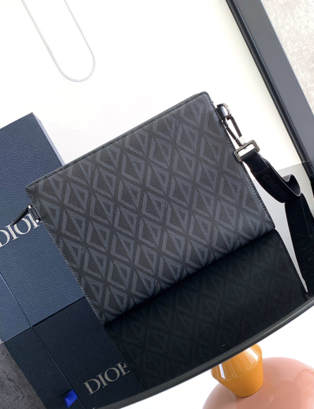 ディオール「Dior」オブリック モチーフ ポーチ