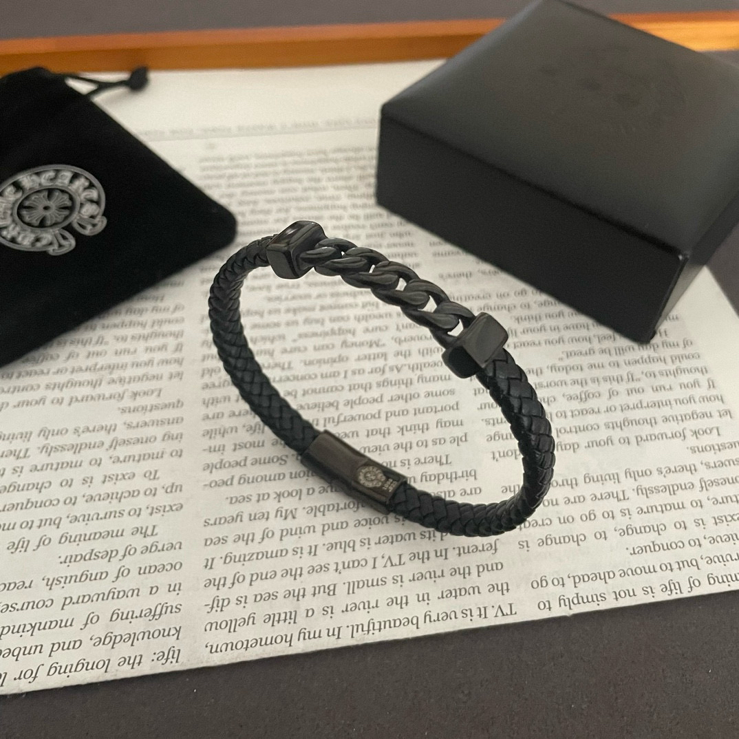 クロムハーツ「Chrome Hearts」ブレスレット - ヴィンテージ＆ロックテイスト ペア用