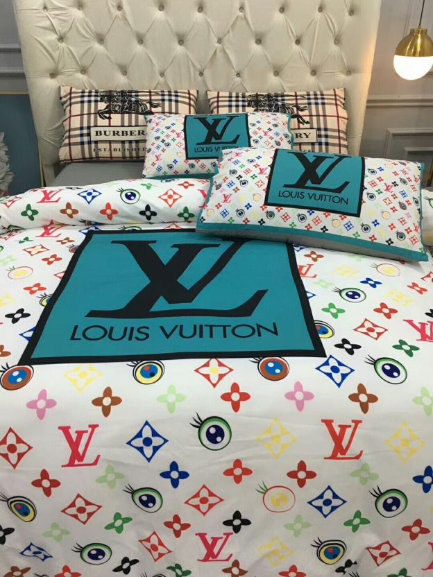 ルイ・ヴィトン「Louis Vuitton」プレミアムコットン デジタルプリント 4点セット