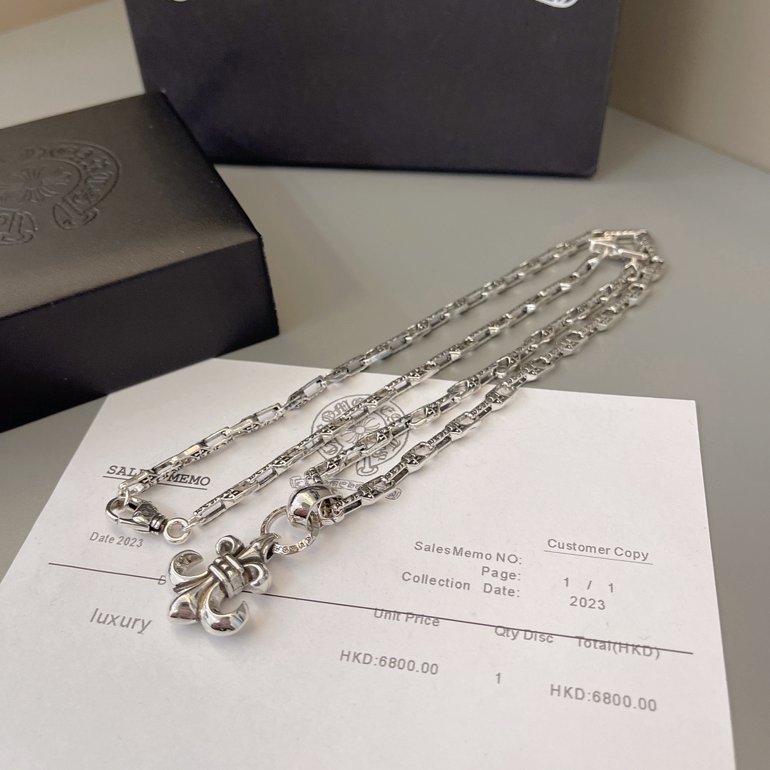 クロムハーツ「Chrome Hearts」シンプルペンダントネックレス - ユニセックス