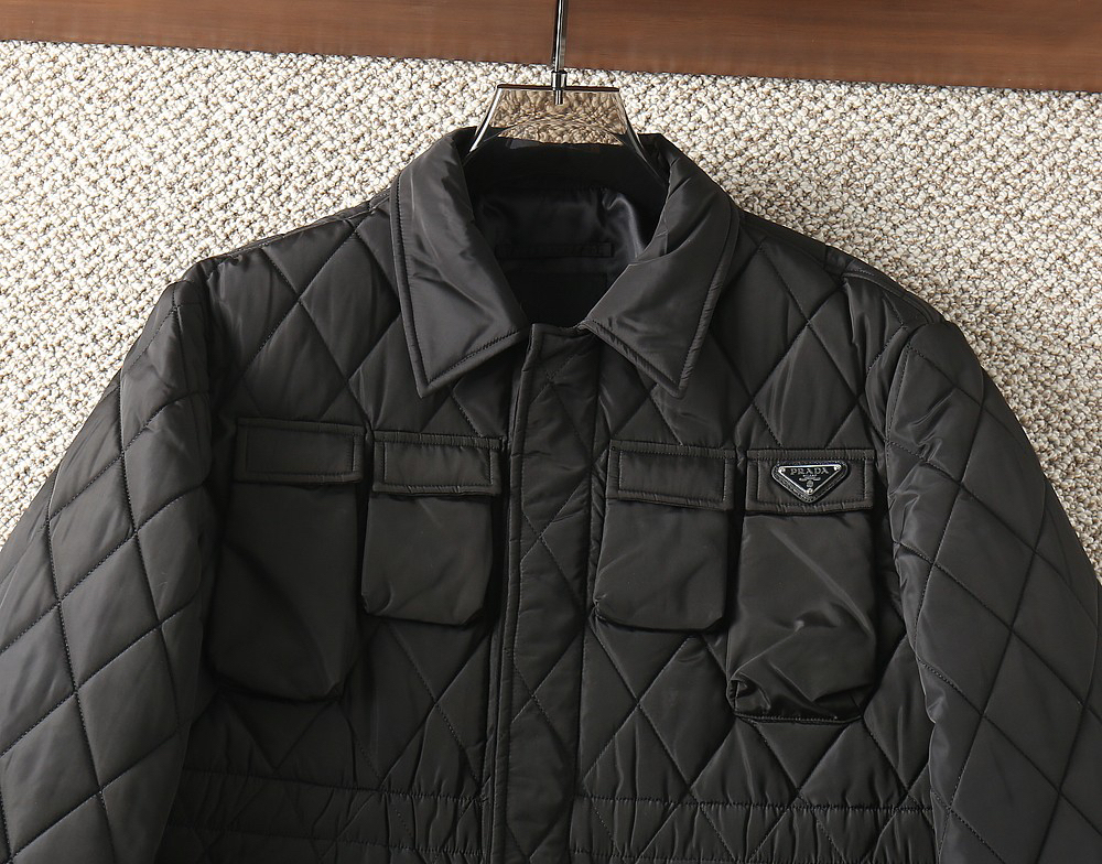 プラダ「Prada」秋の綿入りジャケット