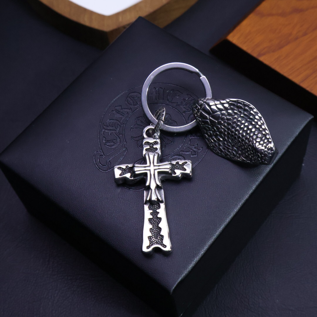 クロムハーツ「Chrome Hearts」キーホルダー＆バッグチャーム - トレンドシンボル