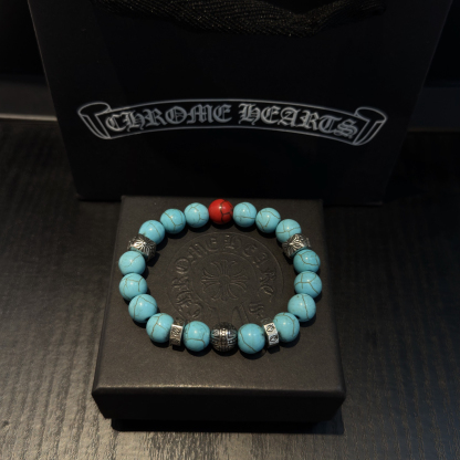 クロムハーツ「Chrome Hearts」ブレスレット - ヴィンテージ＆ロックテイスト ペア用