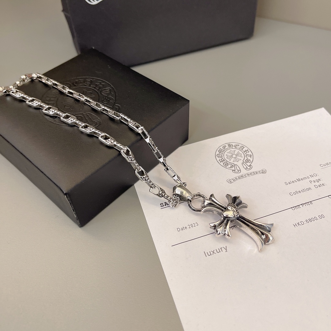 クロムハーツ「Chrome Hearts」シンプルペンダントネックレス - ユニセックス