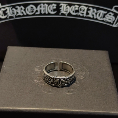 クロムハーツ「Chrome Hearts」クラシックヴィンテージ＆モダンリング - フリーサイズ