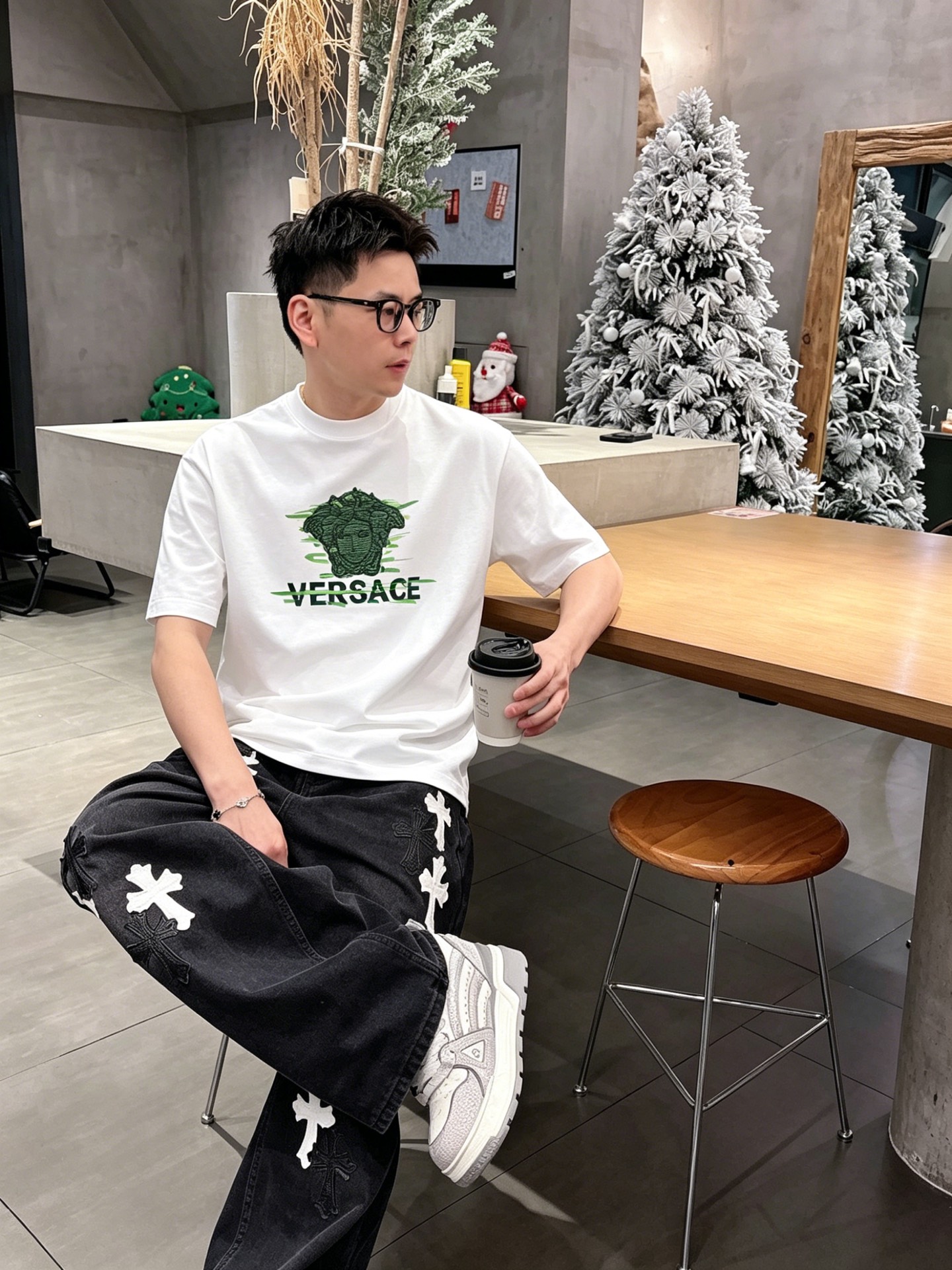 ロゴプリントTシャツ / ショートスリーブ クルーネック