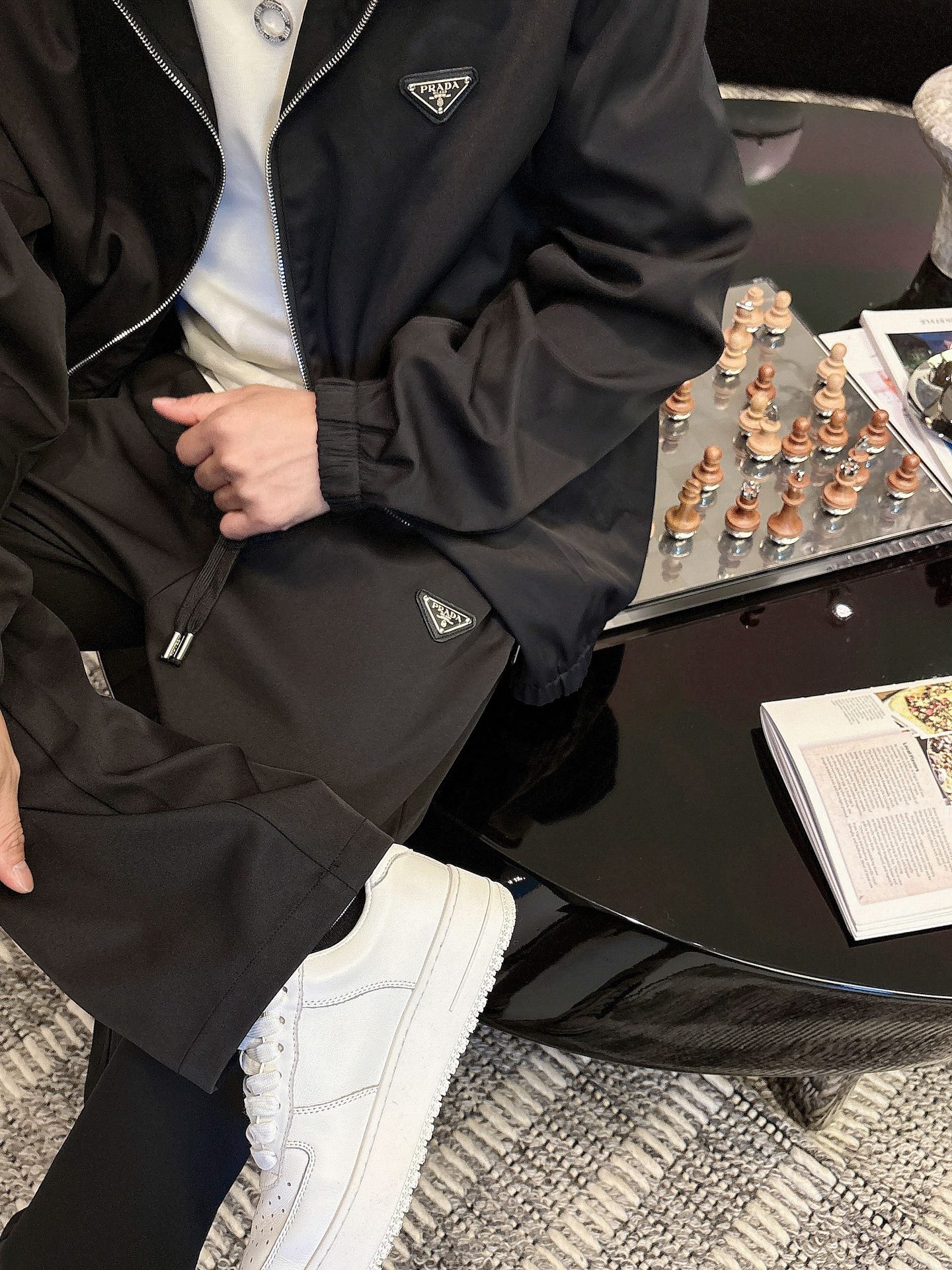 プラダ「Prada」秋冬 メンズ  カジュアルスポーツセット