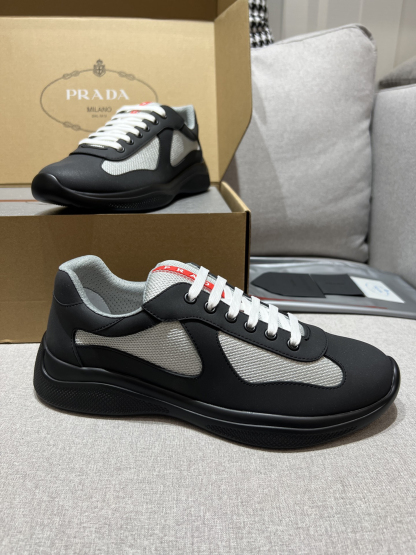 プラダ「Prada」プラダ アメリカスカップ スニーカー / ユニセックスレザースニーカー