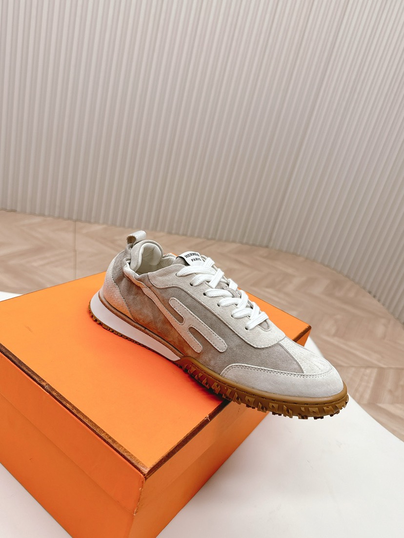 エルメス「Hermès」エルメス ガニーシューズ / レザースニーカー