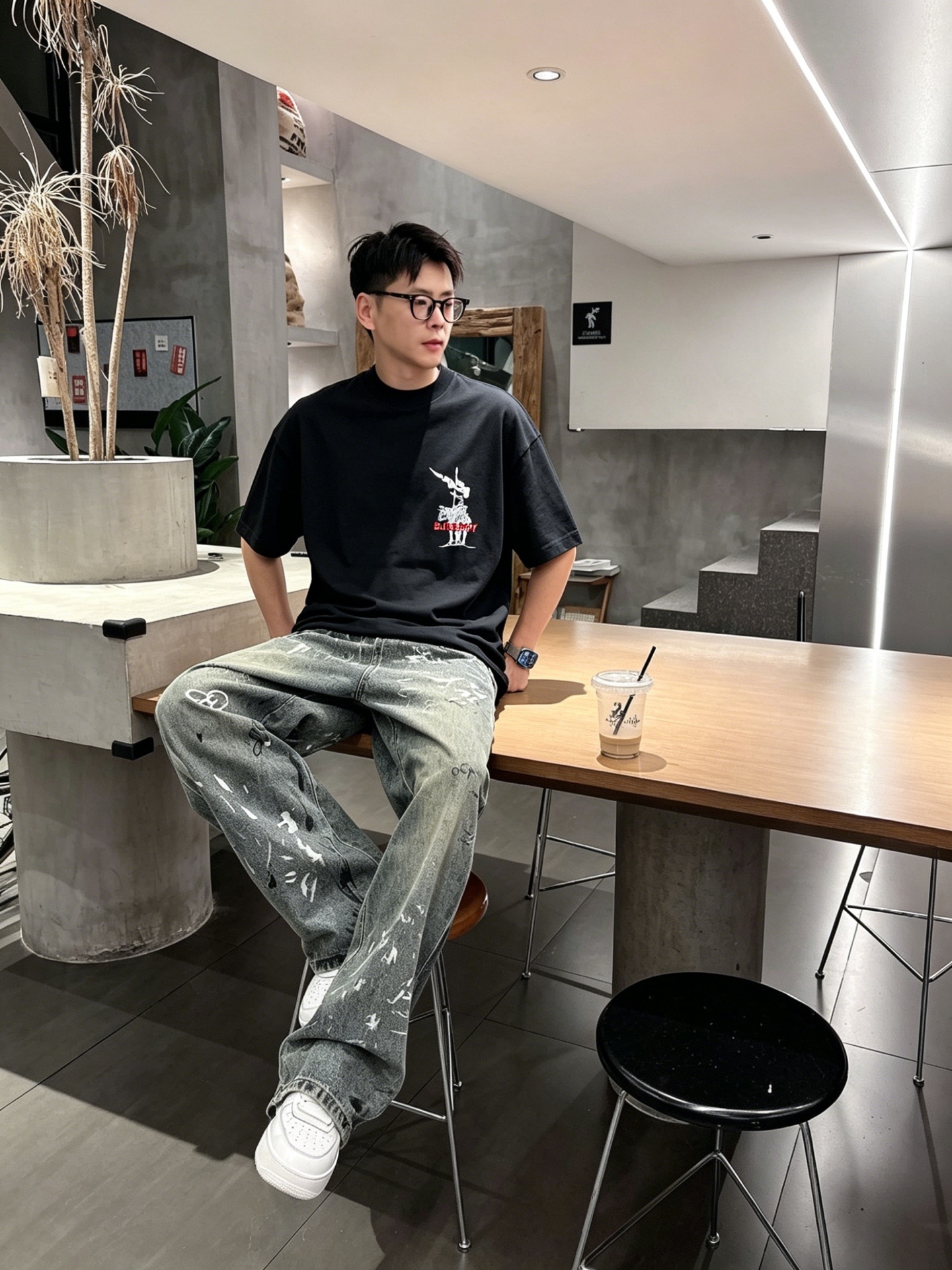 バーバリー「Burberry」ロゴプリントTシャツ / ショートスリーブ クルーネック
